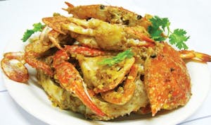 199. Stir‐Fried Blue Crab with Salted Egg Yolks 金沙螃蟹 Image