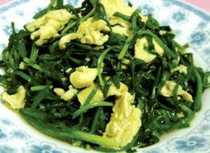 232. Stir‐Fried Egg with Chinese Chives 韭菜炒鸡蛋 Image