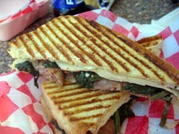 Sausage & Spinach Panini Image