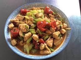 303. Stir‐Fried Chicken with Pickled Pepper 泡椒鸡嘎嘎 Image