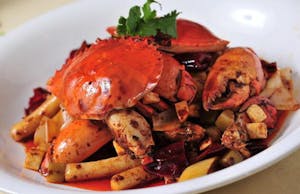 197. Stir‐Fried Blue Crab with Sichuan Pepper 麻辣螃蟹 Image