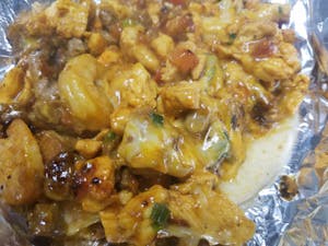 Arepa con Carne y Hogado Image