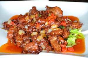 E9. Moo Tod Rad Prig (spicy) Image