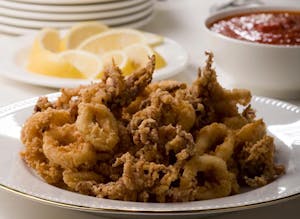 Fried Calamari with Yum Sauce Image