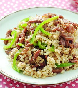 Green Pepper & Steak Fried Rice 青椒牛炒飯 Image