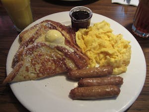 French Toast Platter with Sausage Image