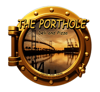 THE PORTHOLE DELI & PIZZERIA logo