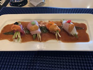 Wasabi Yuzu Sashimi Image