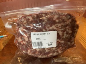 GROUND BRISKET 1LB FROZEN Image