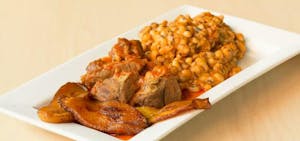 Beans & Plantains w/Meat Image