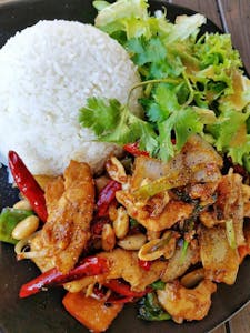 KUNG PAO CHICKEN W/ RICE Image