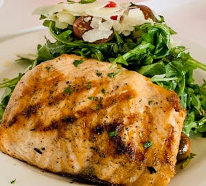 Salmon With Arugula Image