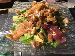 44. Tuna Salmon Calamari Salad Image