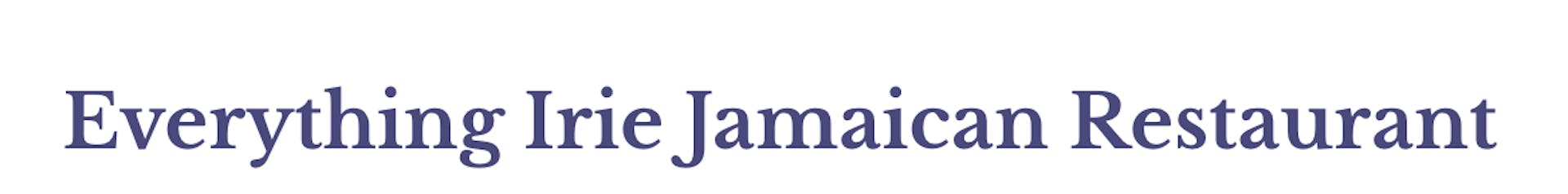 Everything Irie Jamaican Restaurant restaurant in Georgia - healthy menu with nutrition facts and calories