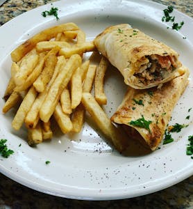 Chicken Shawarma Wrap Combo Image