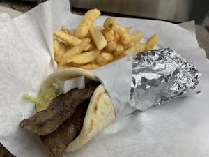 Lamb Gyro Wrap Combo Image