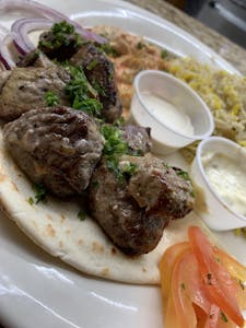 Lamb Kabob Plate Image