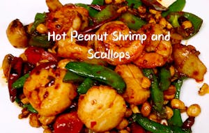 Hot Peanut Shrimp & Scallops Image