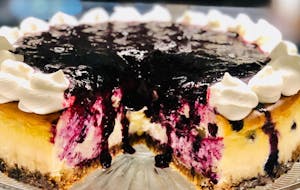 Whole Blueberry Cheesecake Image