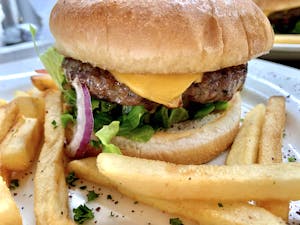 Beef Burger Combo Image