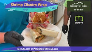 Shrimp Cilantro Wrap Image