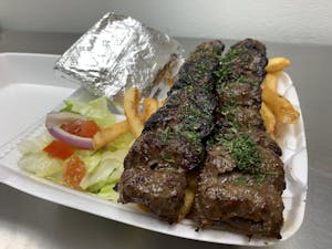 Beef Kabob on Fries Image