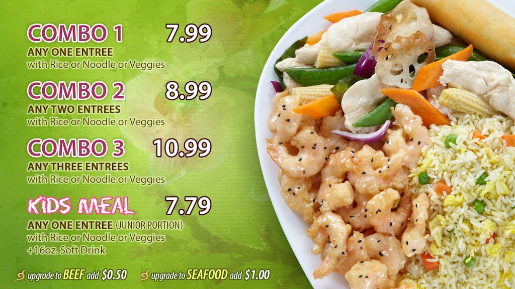 Menu Ruby Thai Kitchen