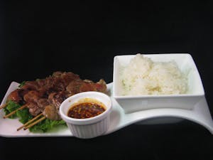 Grilled Pork with Sticky Rice Image