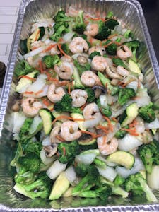 504. Shrimp with Mixed Vegetables (Large) Image