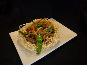 Pan-Fried Egg Noodles Image