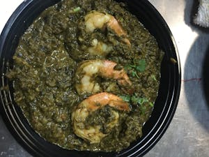 Saag Shrimp Image