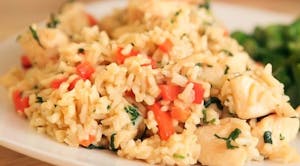 Basil Chicken Fried Rice Image
