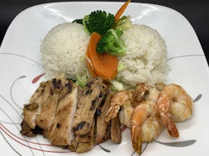 Chicken & Shrimp Teriyaki (420 cal) Image