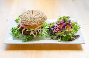 Lentil & Beet Burger Image