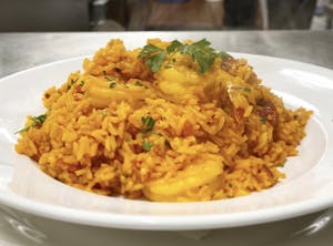Rice with Shrimp/ Arroz con Camarones Image