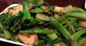 Chinese Broccoli with Sambal & Shrimp Image