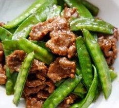 Lunch Beef with Snow Peas Image