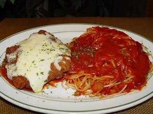 Veal Parmigiana Dinner Image