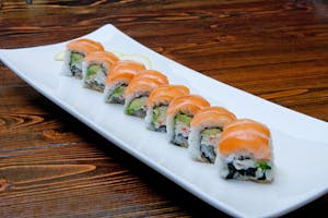 Salmon on CA (Sunshine Roll) Image