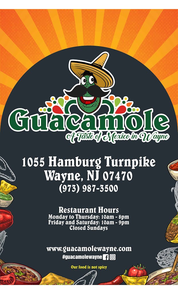 Menu GUACAMOLE WAYNE