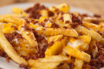 Order Bacon Cheese Fries  food online from SAL'S NY PIZZA store, Chesapeake on bringmethat.com
