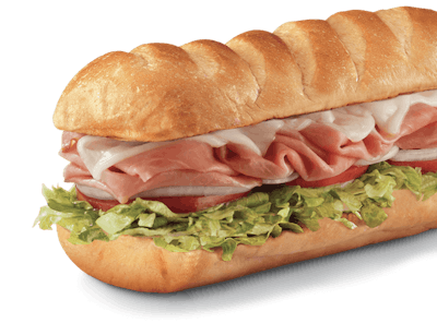 Order Ham & Cheese Sub  food online from SAL'S NY PIZZA store, Chesapeake on bringmethat.com