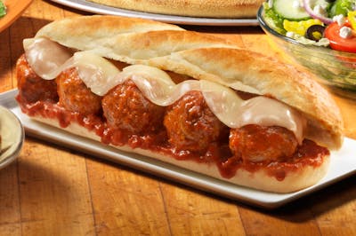 Order Meatball Parmigiana Sub  food online from SAL'S NY PIZZA store, Chesapeake on bringmethat.com