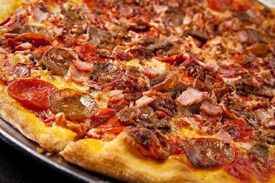 Order Meat Lover's Pizza  food online from SAL'S NY PIZZA store, Chesapeake on bringmethat.com