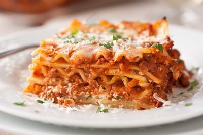 Order Homemade Lasagna  food online from SAL'S NY PIZZA store, Chesapeake on bringmethat.com