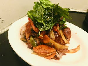 Crispy Basil Duck Image