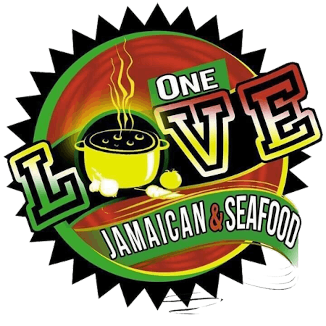 One Love Jamaican Cuisine & Seafood restaurant logo - View nutrition facts, calories, and macros for menu items at 3453 SW Darwin Blvd, Port St. Lucie, FL 34953