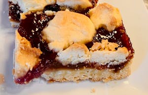 Strawberry Oat Cake Bars Image