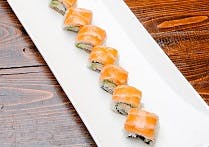 Salmon on CA (Sunshine) Roll Image