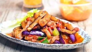 12. 牛肉茄子煲 Fish Flavored Eggplant with Beef in Casserole Image